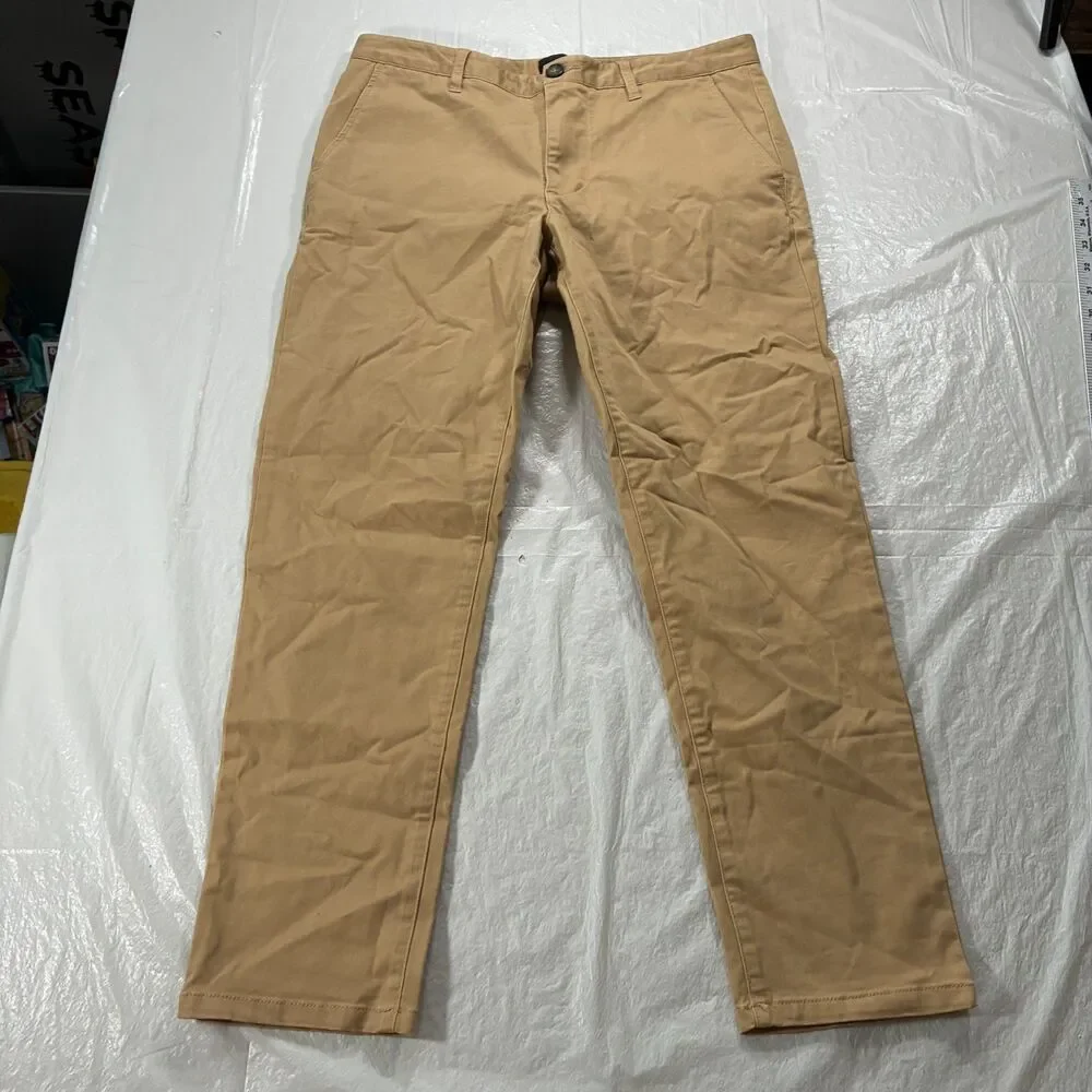UNDER 510 Khaki Chino Pants Size 30x26 (32x26) Cotton Lycra Stretch Fit Men's